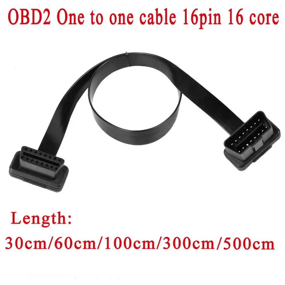 Кабель-удлинитель OBD2 для автомобильного компьютера штекер-гнездо | Электронные