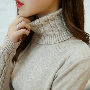 Sweater Female 2022 Autumn Winter Cashmere Knitted Women Sweater And Pullover Female Tricot Jersey Jumper Pull Femme 1