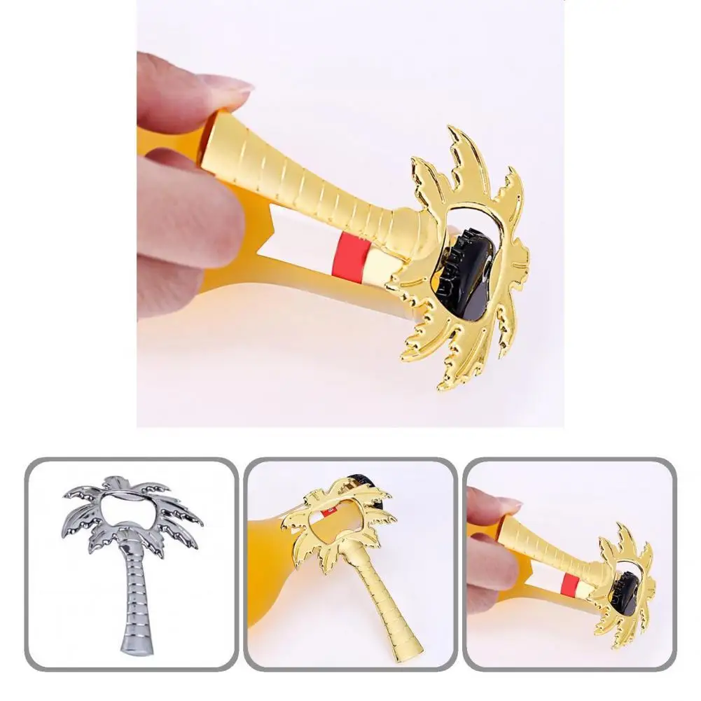 

Great Cap Opener Useful Coconut Tree Shape Beer Palm Breeze Bottle Opener Jar Opener Bottle Opener