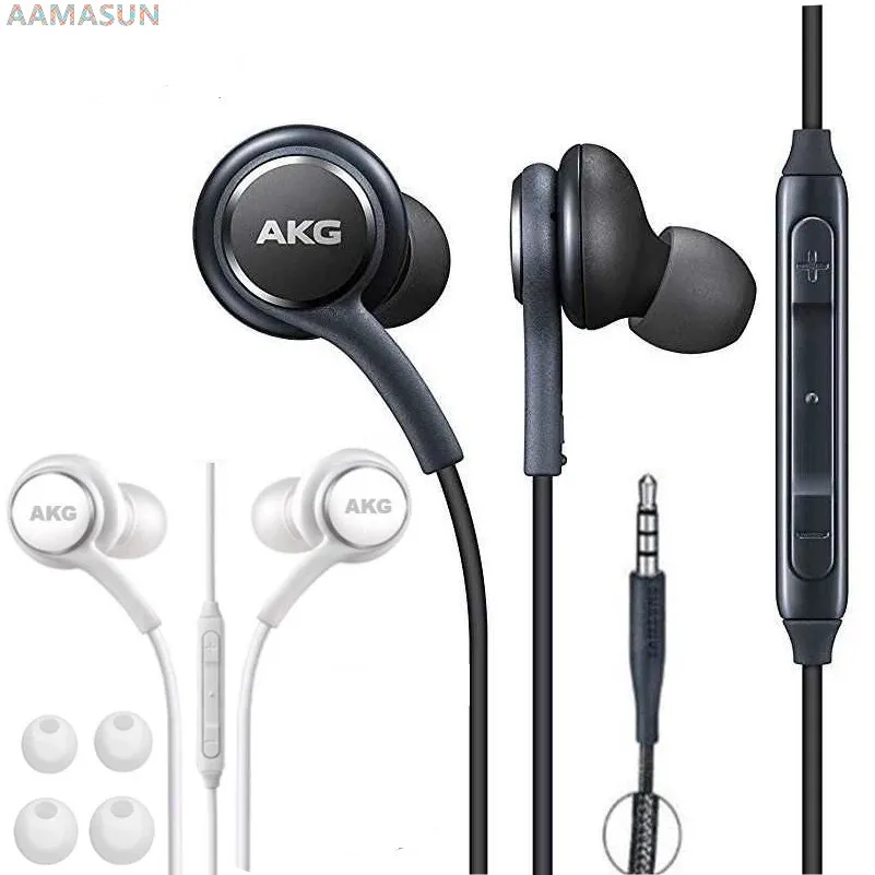 

Samsung AKG Earphones EO IG955 3.5mm In-ear Wired Mic Volume Control Headset for Galaxy S10 S9 S8 S7 S6 huawei xiaomi Smartphone