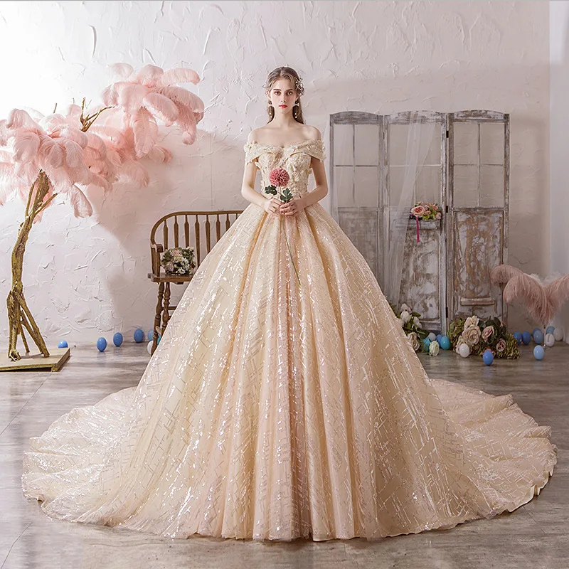 Vestido Cocktail Limited De Festa Sen свадебное платье 2020 Новая роскошная Мечта невесты роскошный