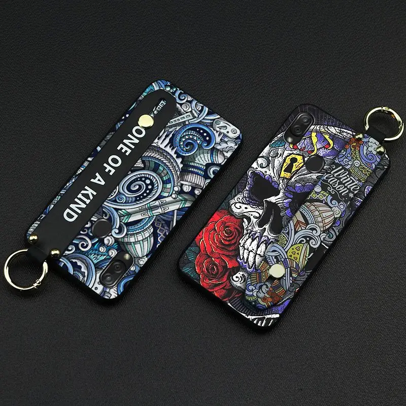 Shockproof Phone Case For ZTE V10 Vita Lanyard Graffiti Series Delicate Holder TPU Silicone Cover | Мобильные телефоны и