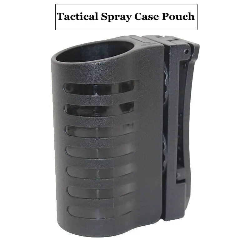 

New 360 Degrees Rotation Spray Holster for Duty Belt Tactical Spray Case Pouch Fit 1.5'' Pepper Spray Bottle Canister