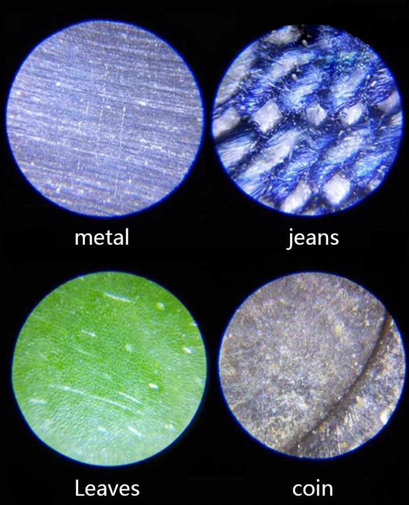 60X/100X Φ микроскоп с зажимом для сотового телефона карманное увеличительное