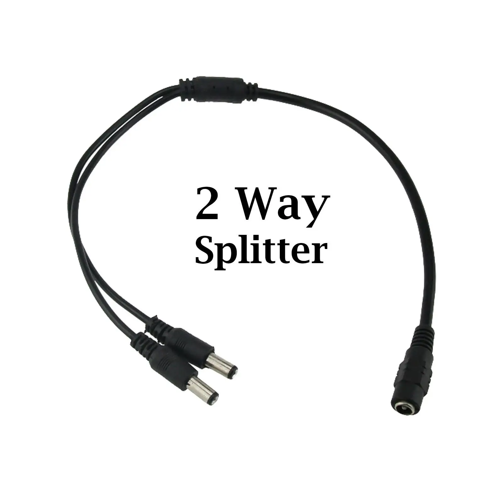 2 4 6 8 way cctv dc power splitter adapter cable for 12v 9v psu security camera free global shipping