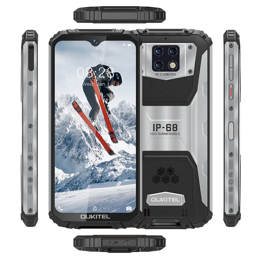 OUKITEL WP6 смартфон экран 6 3 дюймов Android 19 5 Восьмиядерный ГБ 9 0 ГБ|Смартфоны| |