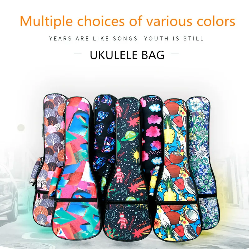 Чехол для укулеле водонепроницаемый портативный цветной электрический 21 23 24 26 28