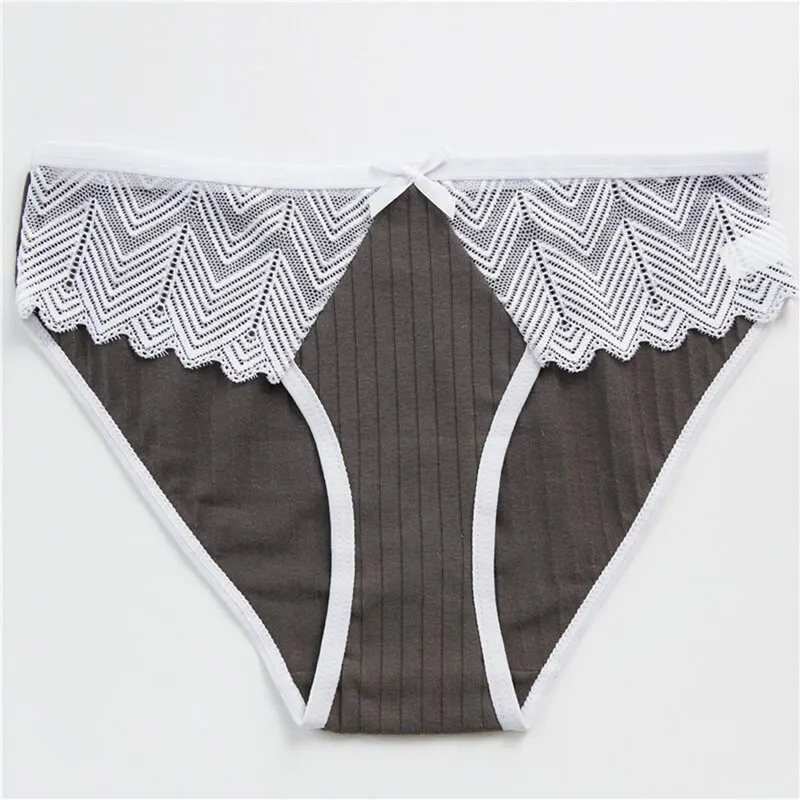 

women Panties Female Underpants Sexy Panties for Women Sexy Lace Briefs Underwear Middle Waist Pantys Lingerie 5 Solid Color