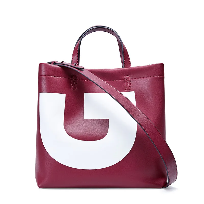

Handbag Genuine Leather Women Women's Bag Bags Top-Handle Handbags for Designer Tote Ladies 2021 Fashion Aesthetic Casual