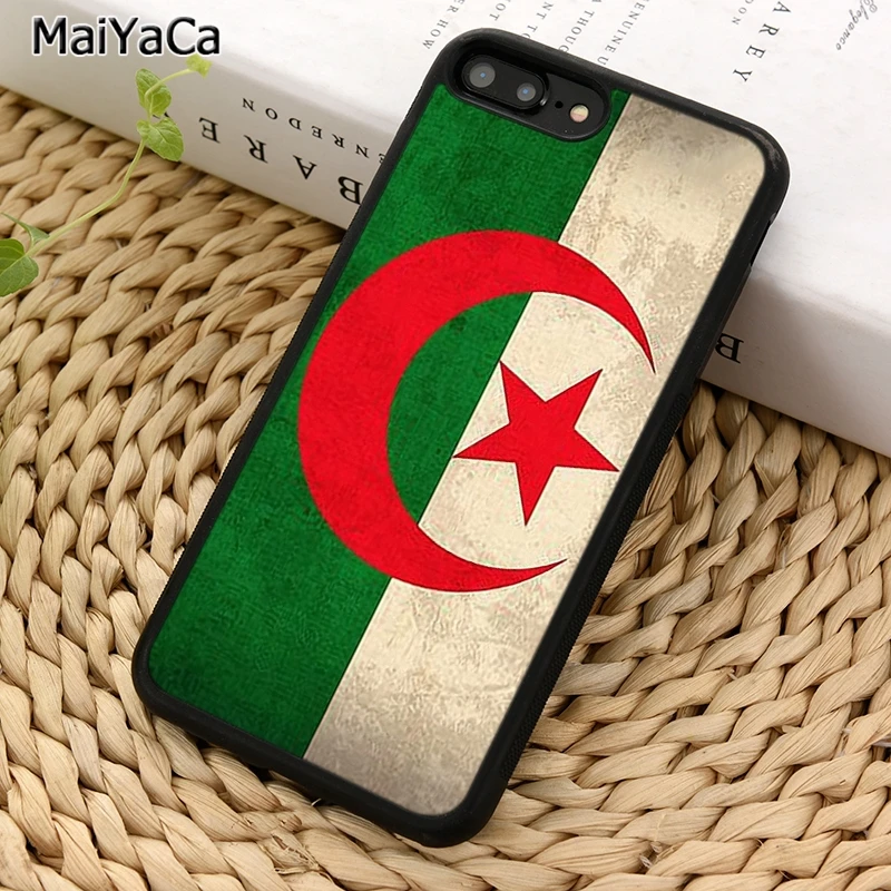 MaiYaCa алжирский флаг DZ чехол для телефона iPhone X XR XS 11 12 13 Pro MAX 5 6 6S 7 8 Plus Samsung Galaxy S7edge S8 S9