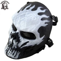 sinairsoft scary skull mask breathable camouflage tactical cs mask tpr paintball airsoft jungle full face war game target masks