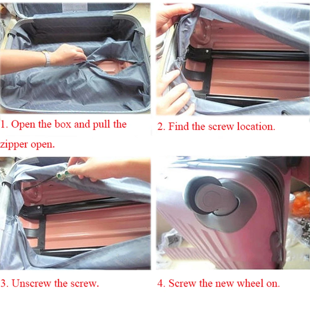 1 пара резиновые износостойкие чемодан на колесах | Багаж и сумки