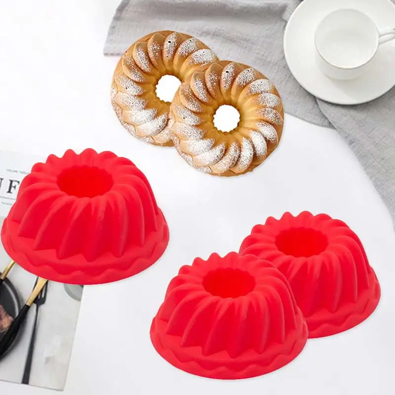 

3D Muffin Cupcake Pumpkin Form Pastry Tools Silicone Chocolate Cookie Muffin Baking Tool Sponge Mousse Dessert Cake Mold