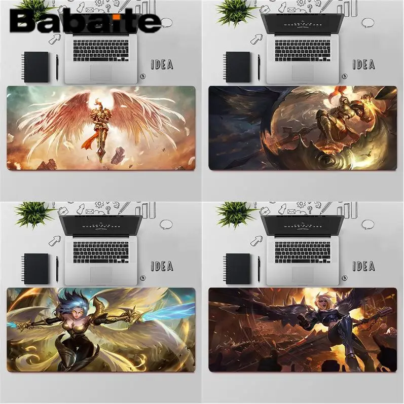 

Babaite League of Legends Kayle Gaming Player desk laptop Rubber Mouse Mat Free Shipping Large Mouse Pad Keyboards Mat