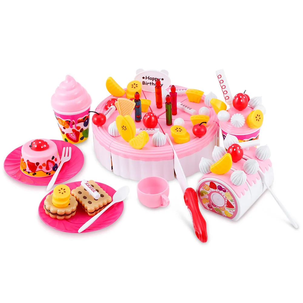 DIY ролевые игры фрукты разрезание торта ко дню рождения кухонная игрушечная еда