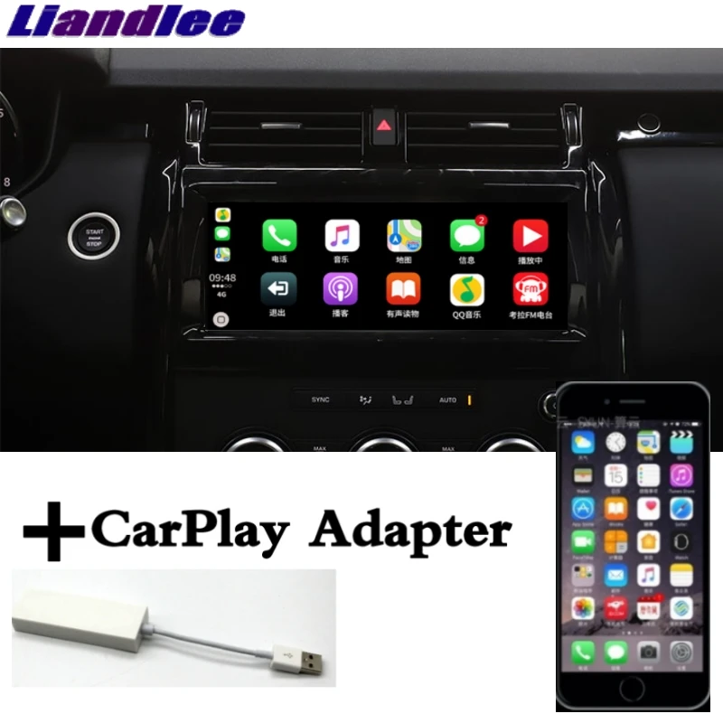 Автомобильный мультимедийный плеер Liandlee NAVI CarPlay для Land Rover Discovery 5 L462 пятое радио
