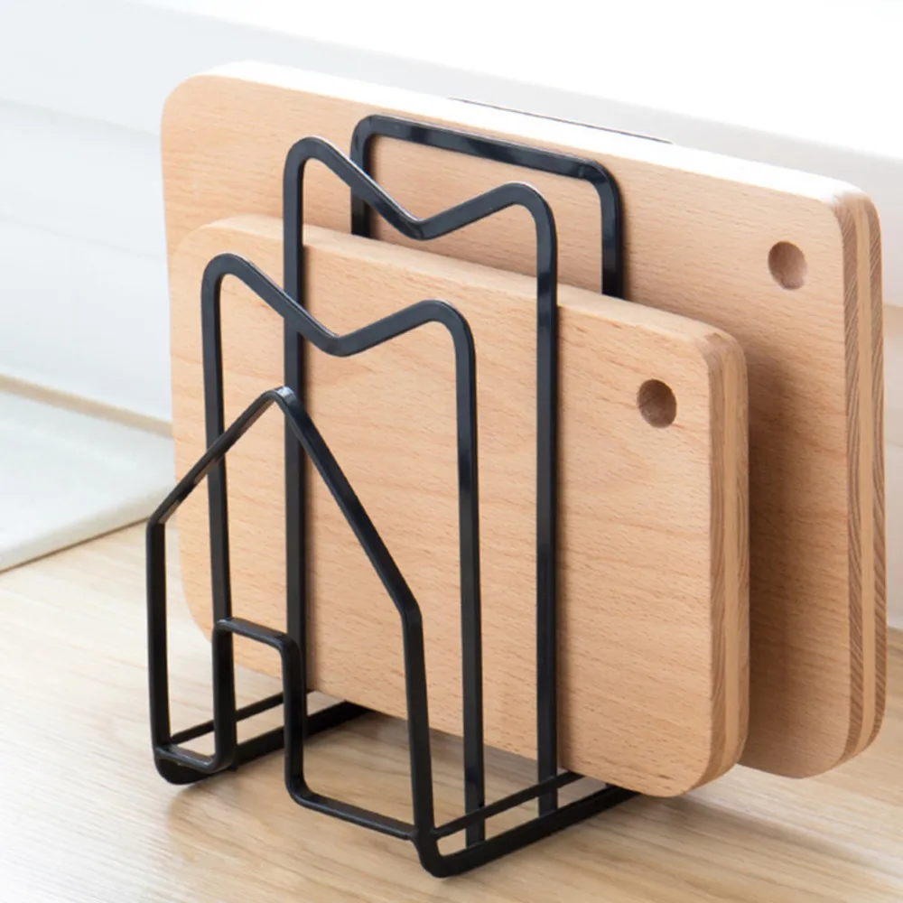 

Rack Shelf Stand Multi Layer Space Saving Rustproof Cutting Board Practical Kitchen Organizer Pot Lid Holder Art Home L1