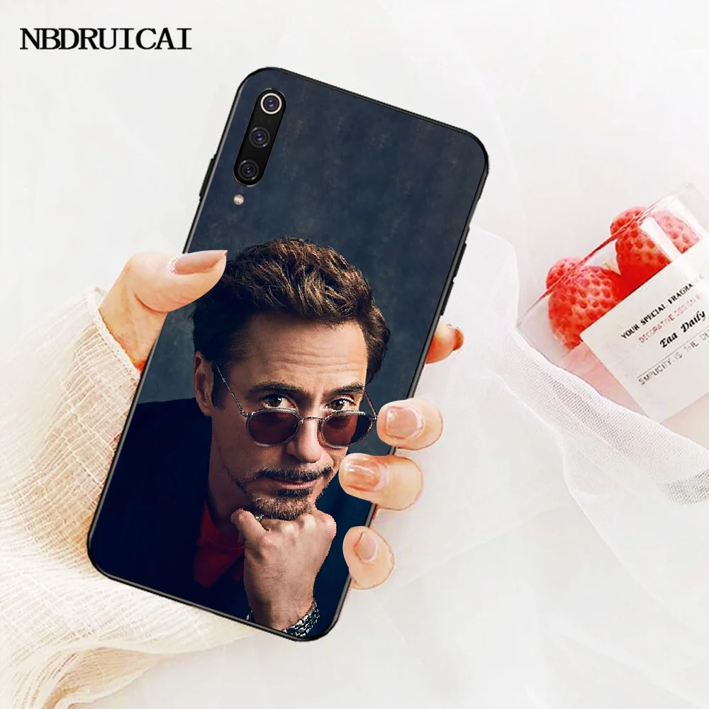 Мягкий силиконовый черный чехол для телефона PENGHUWAN Роберт Дауни Jr Redmi Note 8 8A 7 6 6A 5 5A