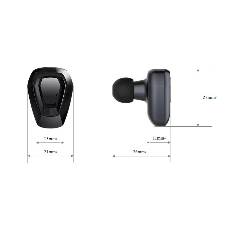 A7 TWS Беспроводная bluetooth-гарнитура стерео-гарнитура спортивные Bluetooth наушники с зарядным кабелем для Iphone Android PK X2T I7/i7s