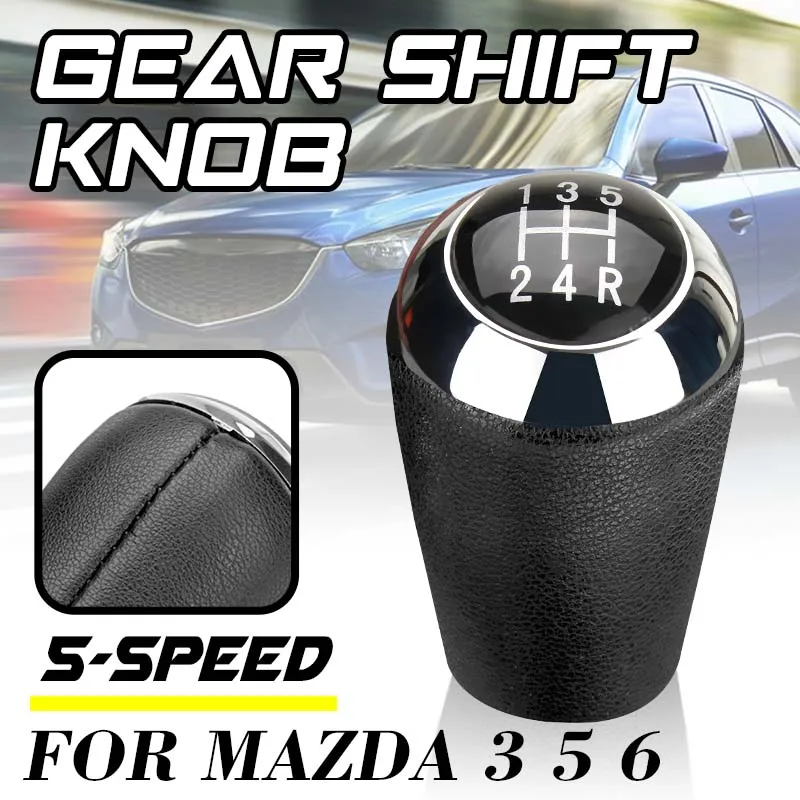 

Рукоятка рычага переключения передач для MAZDA 3 BK BL (06-12) 5 CR CW (05-13) 6 II GH (07-12)