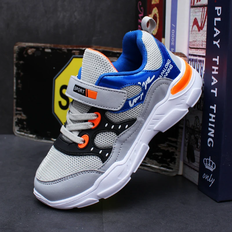 Новинка Мужская и женская детская обувь спортивная детские дышащие кроссовки