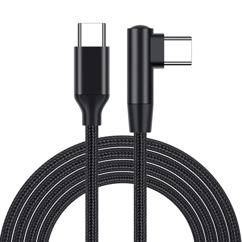 

0.25m/0.5m/1m/2m 90 Degrees USB Type C To USB C 60W PD Quick Charging Cable QC4.0 Type C Quick Charger Charging Sync Data Cable