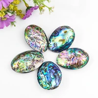 double side natural abalone shell bead charms pendant mother of pearl shell for jewelry making diy necklace bracelet accessories