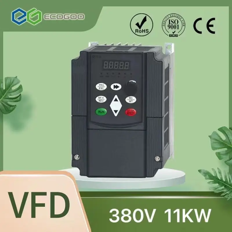 

VFD110E43A VFD-E Series VFD преобразователь частоты 11 кВт 15 л.с. 3 фазы 380 В 600 Гц с панелью управления