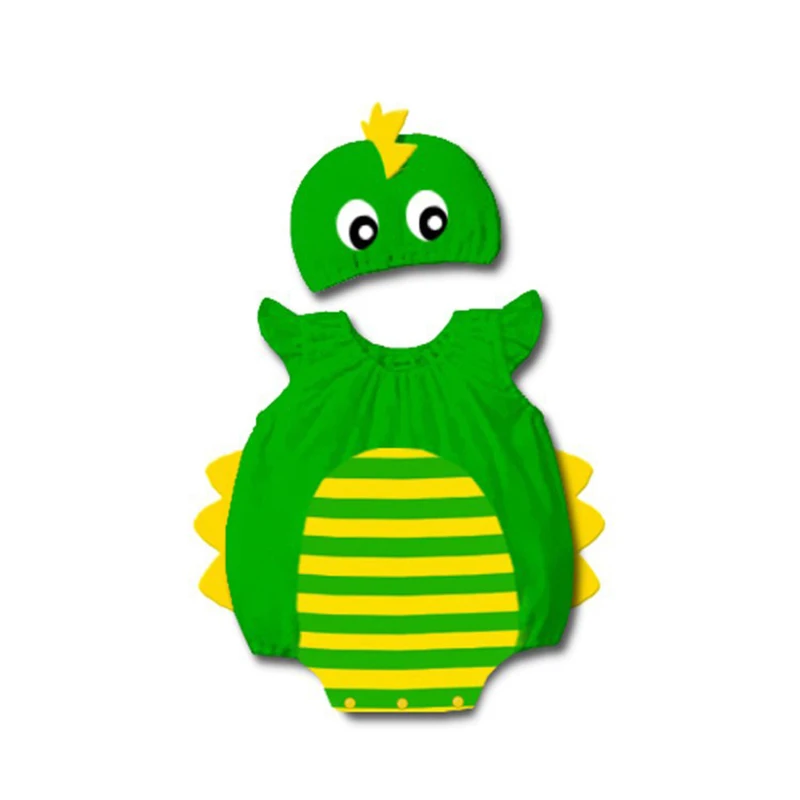 2020 детская одежда ползунок комбинезон для мальчиков и девочек Мультяшный Тигр Гоку летний костюм хлопковая