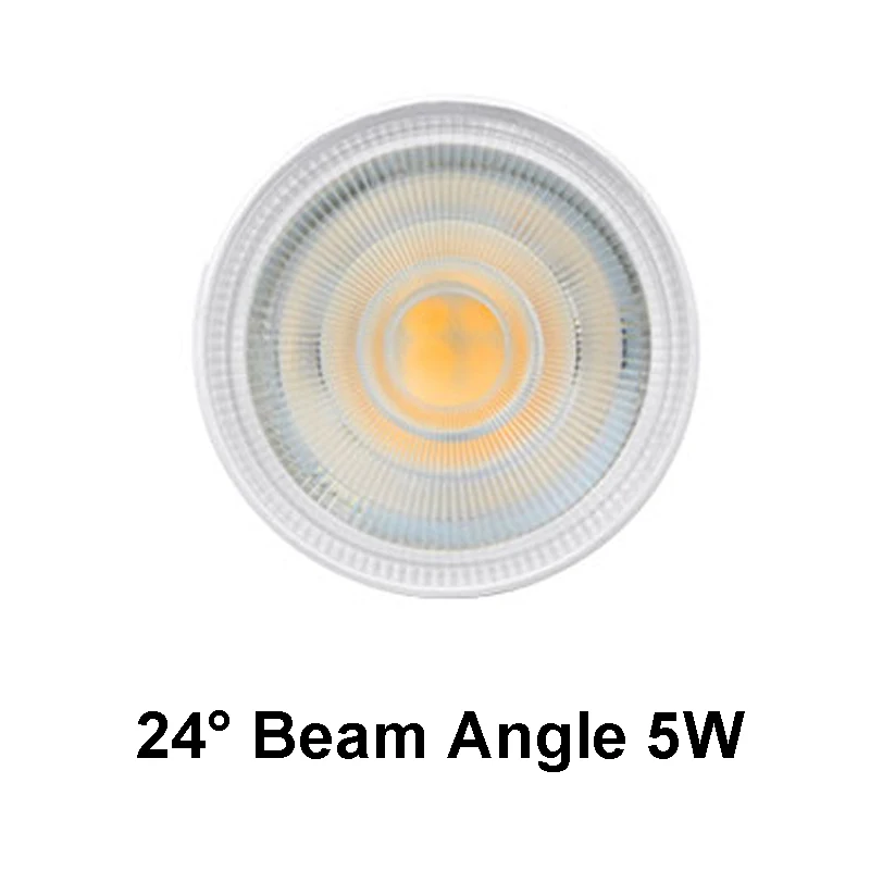 24 beam 5w Светодиодный лампочка направленного света 220V MR16 GU10 4W 6W 8W 5W 7W 2835 COB чип 24 120 180 градусов люстра со светодиодной лампой Светильник направленного света настольная лампа - Испускаемый цвет: 24 beam 5w