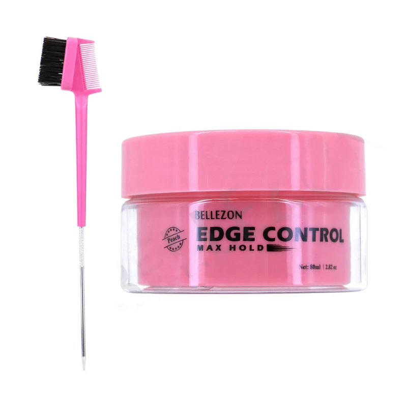 

80ml Edge Control Hair Oil Wax for Male Female Hair Styling Cream Broken Hair Finishing Anti-Frizz Hair Fixative Tool Gel Gadget
