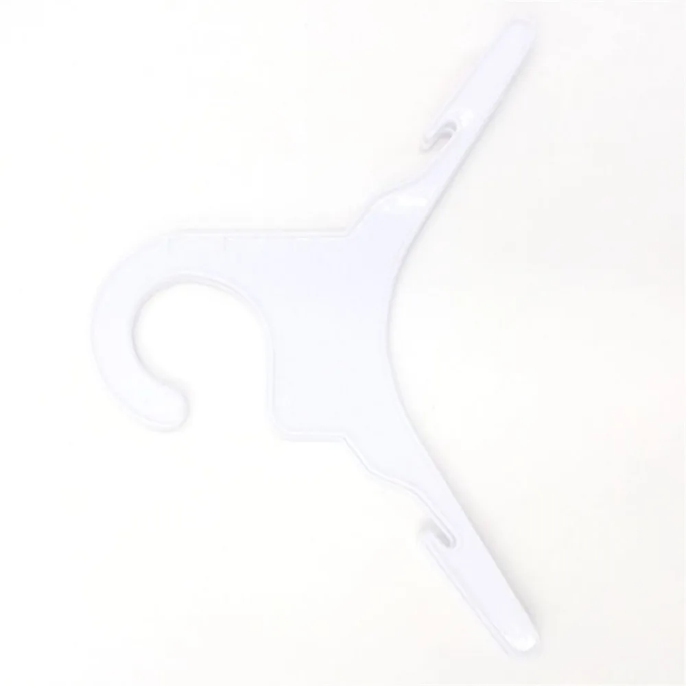 

10PCS/Set Plastic Tough Pet Dog Puppy Cat Clothes Clothing Rack Hanger 18cm/25cm White&Red Length Pet Puppy Product Accessorie
