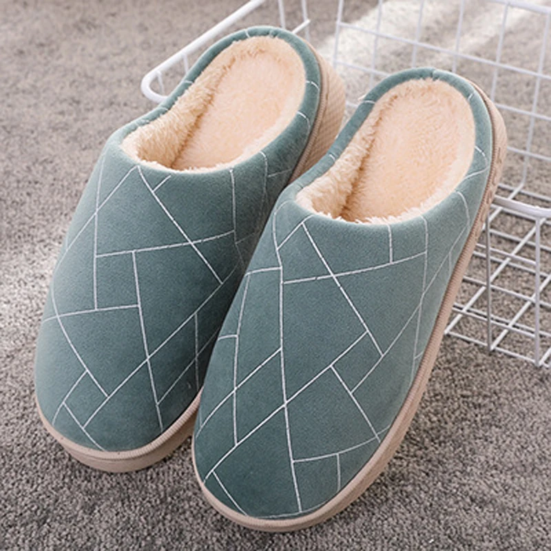 

NEW 2021 Winter Slippers Cotton Slippers Warm Household Indoor Non-slips Thick-soled Couple Slippers For Mijia Smart Home Life