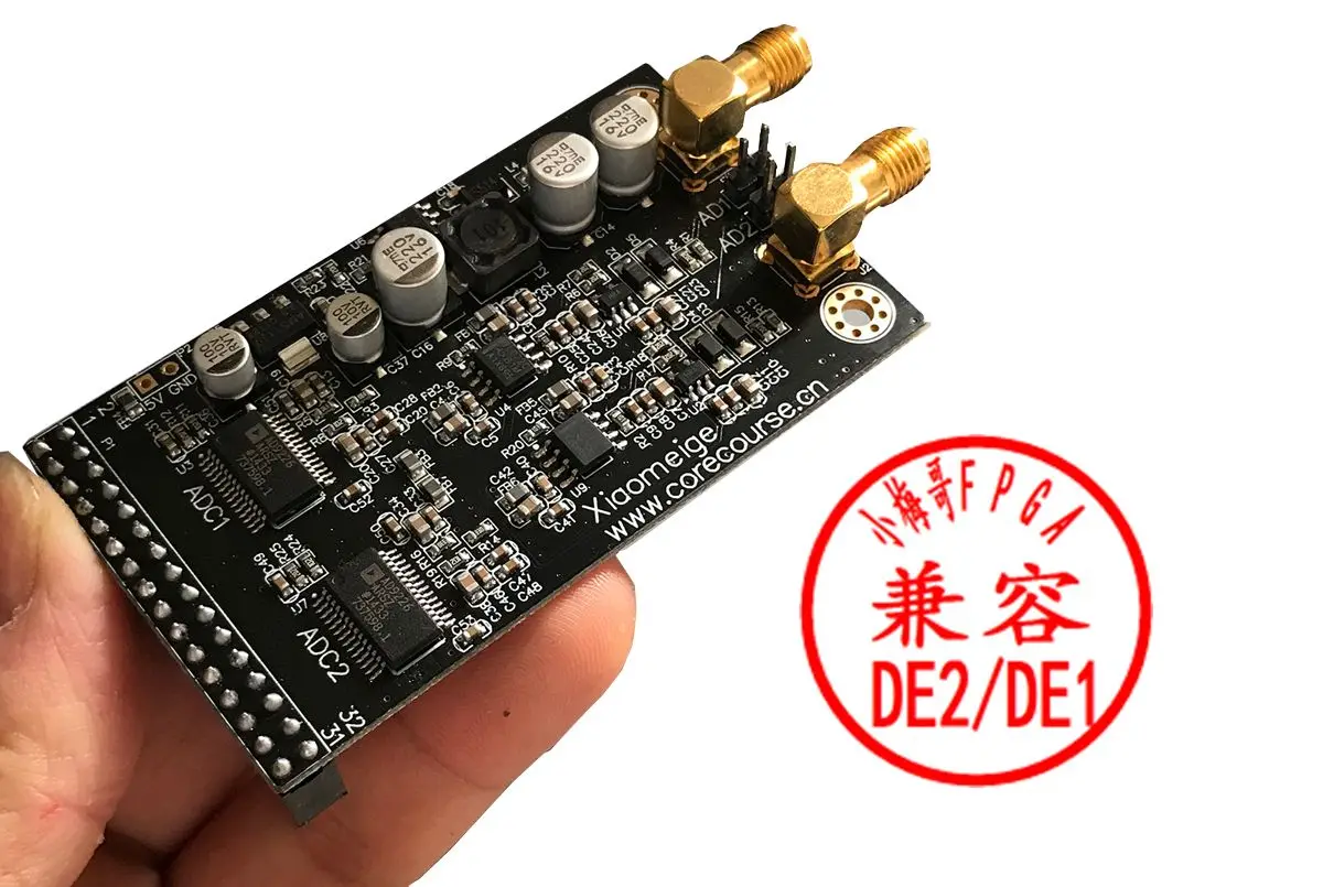 Высокоскоростной ADC-модуль ad9226 двухканальный 65 м для отбора проб совместимый с DE2