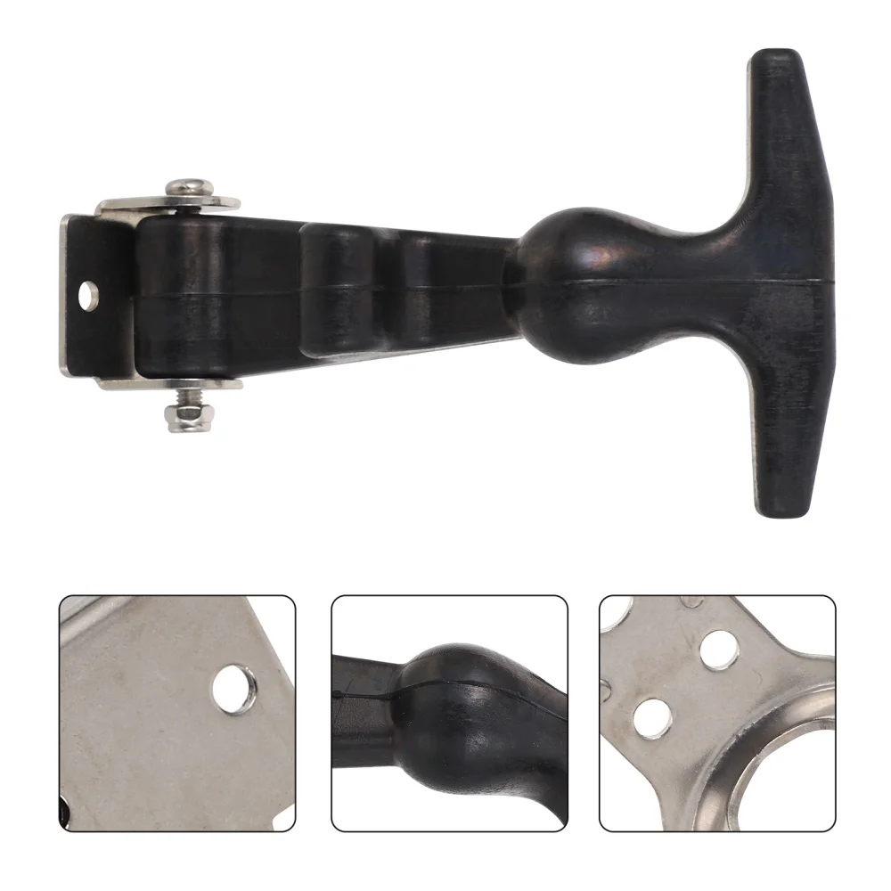 

2Pcs T-Handle Draw Latches Stainless Steel Tool Box Latches with Brackets
