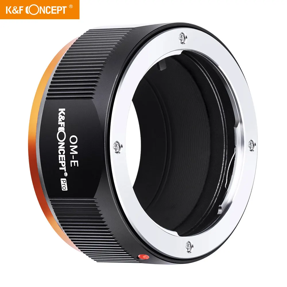 

K&F Concept OM to NEX Camera Lens Adapter Hight-precision Lens Ring anual Lens Mount Adapter Compatible with Olympus Zuiko OM