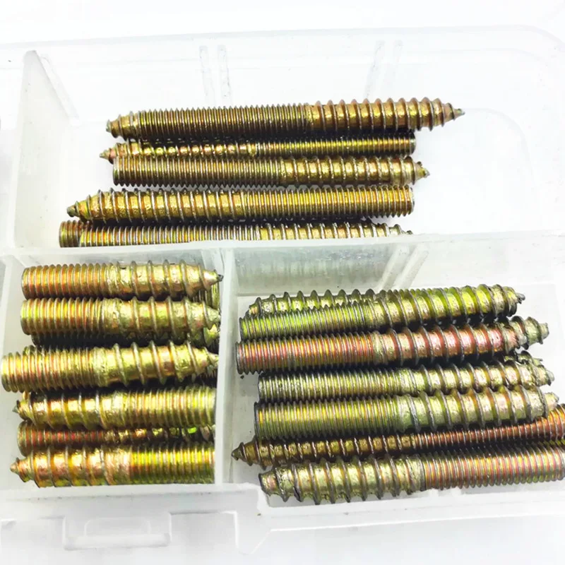 80 шт. M5 саморез с двойной головкой болт для дивана мебельные ножки винты вешалки