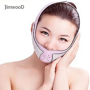 Jimwood 3D подбородка щек тонкий подтягивающий маска против морщин ремень ремешок V линия лица пояс для женщин для похудения лица инструмент для красоты SFC019