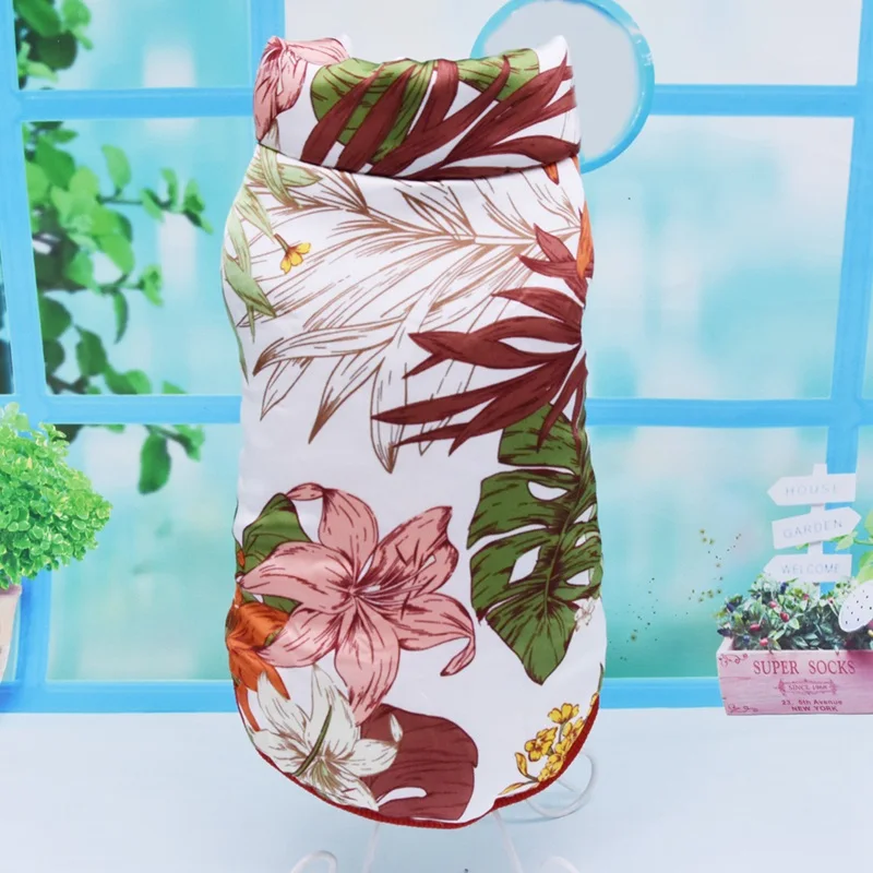 Одежда для собак осенне-зимнее пальто с принтом плотная одежда цвет белый черный