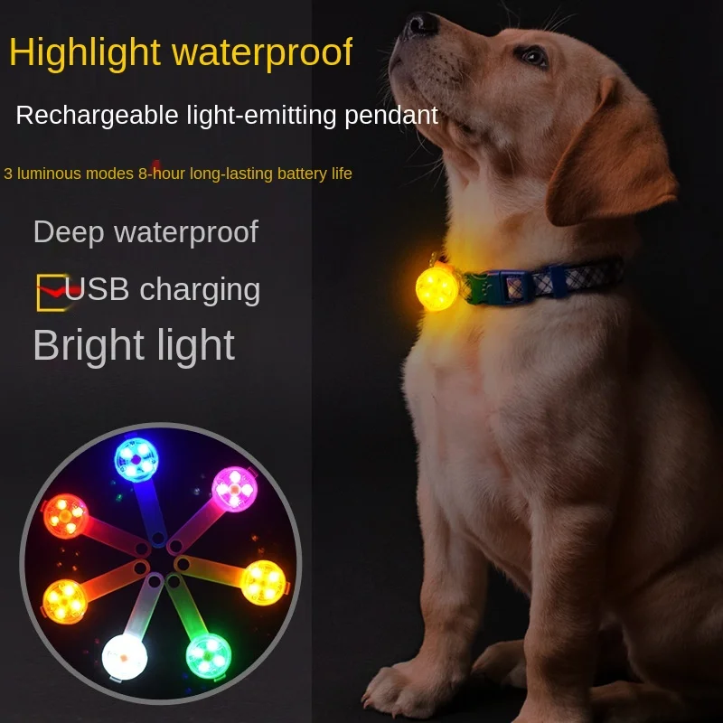 

Многофункциональный светящийся светодиодный ночной собачий ошейник с USB-зарядкой, персонализированный поводок для собак, аксессуары, жгут ...