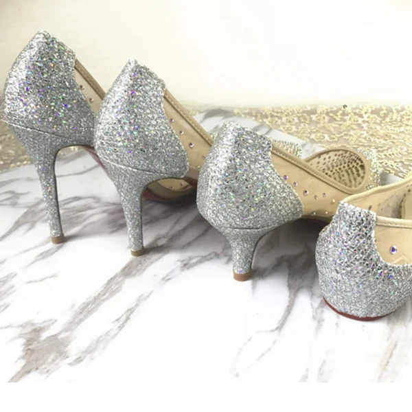 Оригинальные Соблазнительные туфли лодочки на высоком тонком каблуке женские с