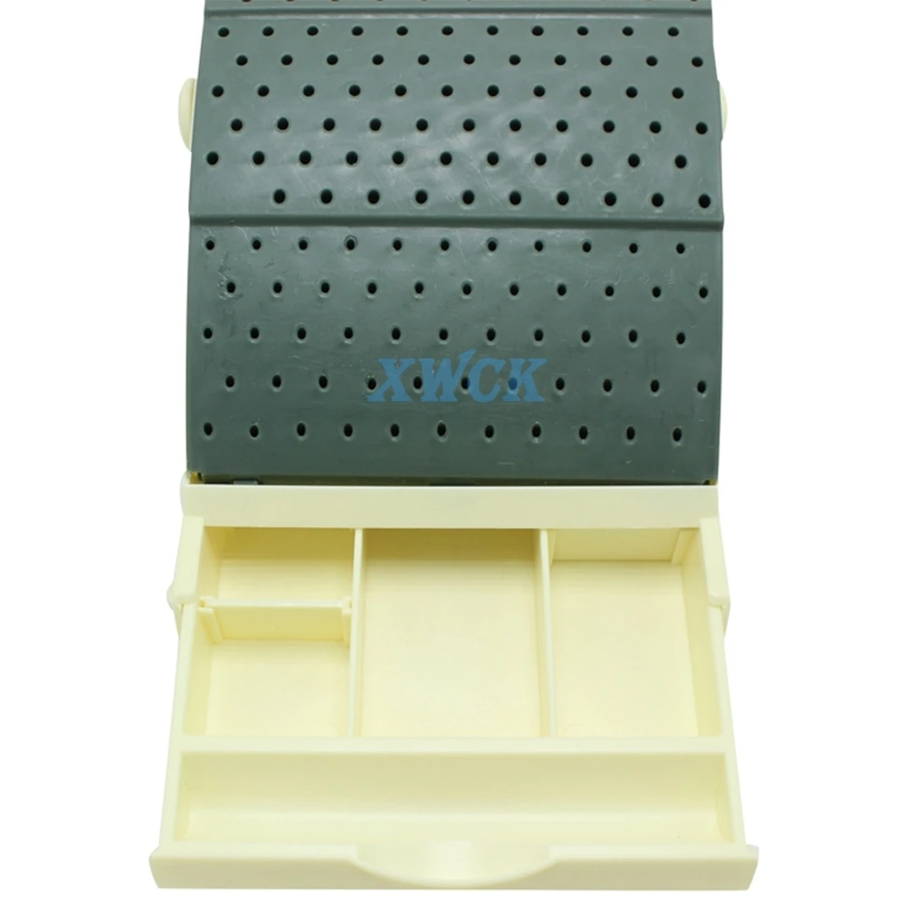 1 шт. выдвижной ящик с 142 отверстиями стоматологический держатель для блока