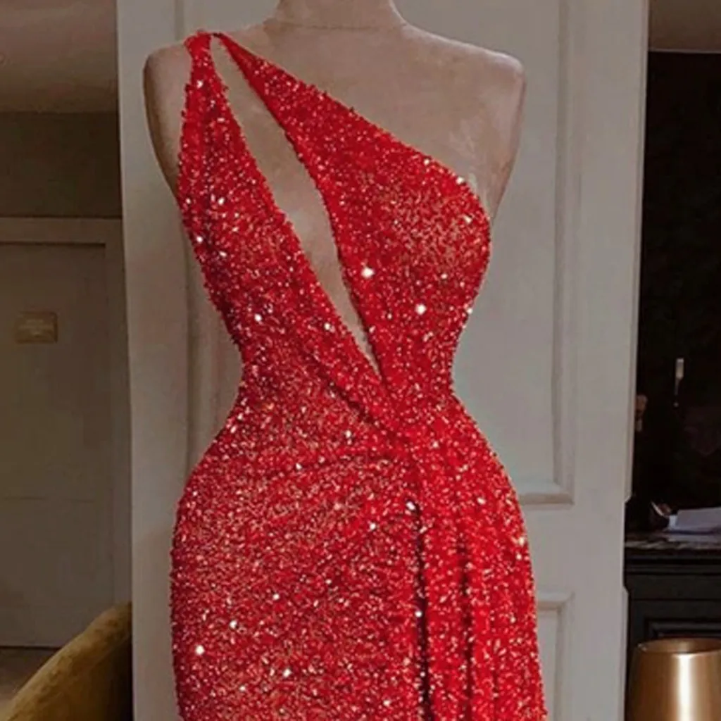 Красное сексуальное женское платье Бохо Макси Клубное красное с открытыми