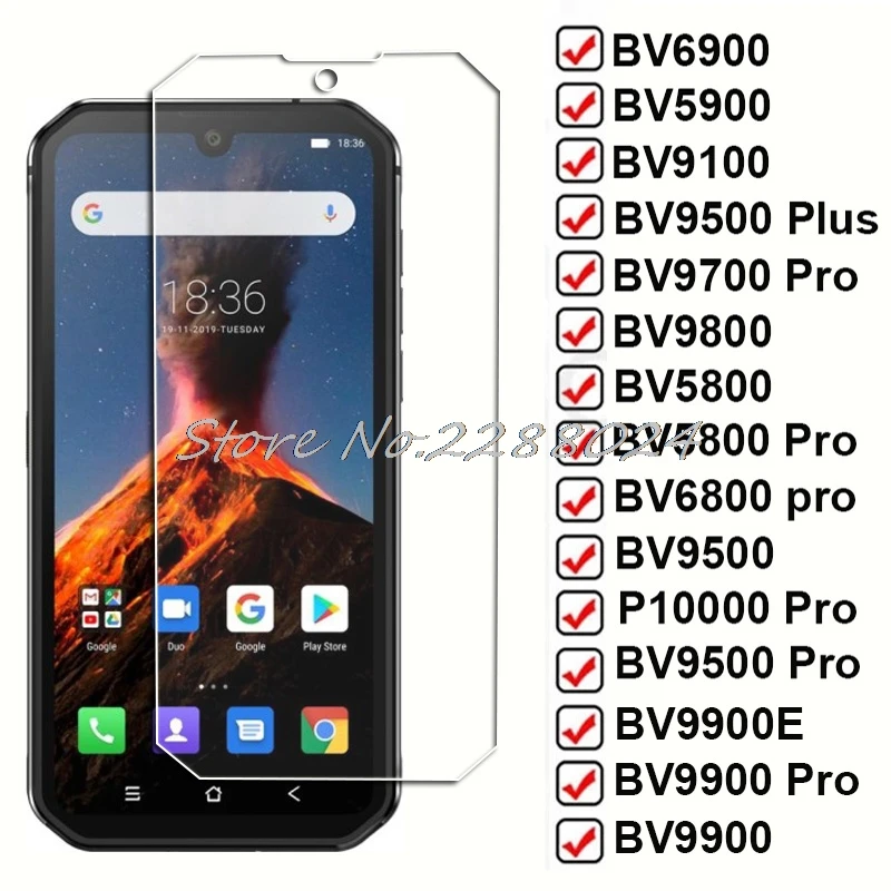 Защитное стекло для Blackview BV6900 BV9100 BV5900 BV9500 Plus BV9700 Pro BV9800 BV5800 BV6800 P10000 BV9900
