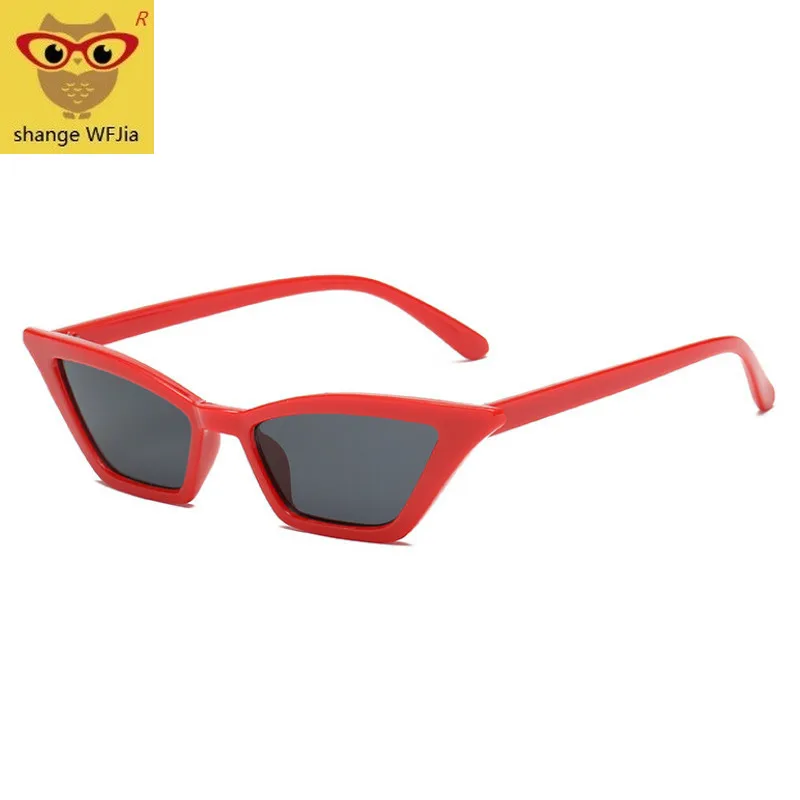 Маленькие солнцезащитные очки для женщин 2021 Модные кошачий глаз брендовые
