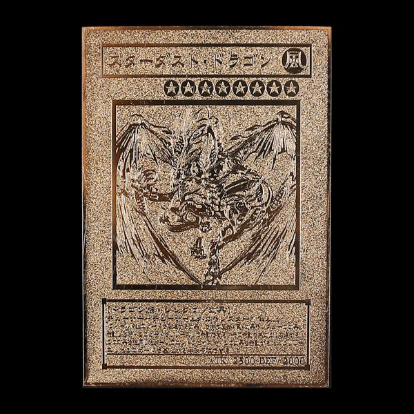 YU GI OH Золотая карта металлическая карта местный японский Золотой глаз белый дракон VOL издание Коллекционная карта детская игрушка подарок - Цвет: XCL