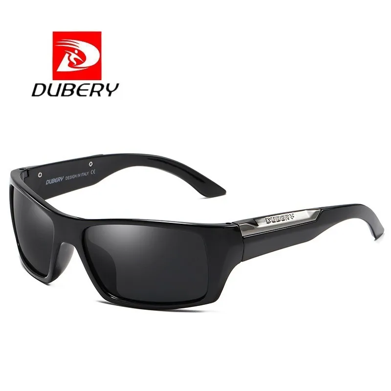 DUBERY Polarized Sunglasses for Men Women New Fashion Square Vintage Sun Glasses Sport Driving Retro Mirror Luxury Brand UV400 | Аксессуары