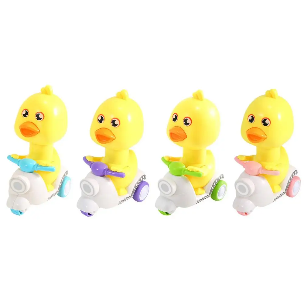 

Cute Cartoon Press And Go Duck Toy Motorcycle Toys Press To Go Diecasts Car Developmental Fun Toy Ideal Birthday Gift For Kids