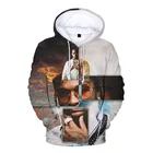 Толстовка Дымчатая Rapper RIP Pop для мужчин и женщин, уличная одежда в стиле хип-хоп с 3D принтом, пуловер, спортивные костюмы оверсайз для мальчиков и девочек