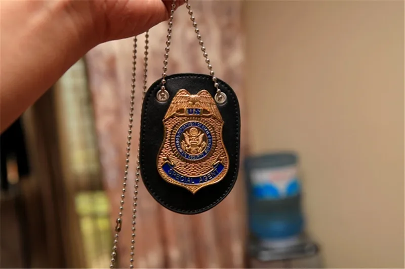 Специальный агент полиции Форсаж 5 знаки офицера карточка с цепочкой 1:1 подарок